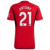 Maillot de Supporter Manchester United Antony 21 Domicile 2023-24 Pour Homme